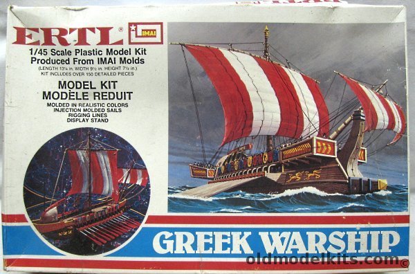 Imai Greek Warship (Galley) - From About 100BC, 8070 plastic model kit